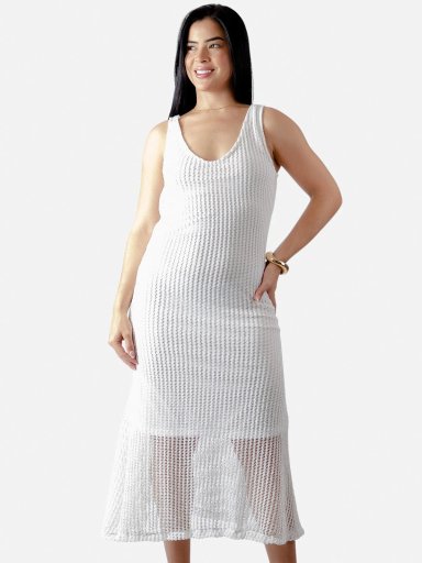 VESTIDO LARGO MUJER BLACKOUT - 1