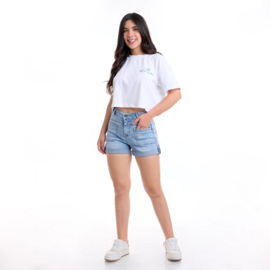 SHORT ALGODÓN MUJER METAL JEANS ELEONOR - 2