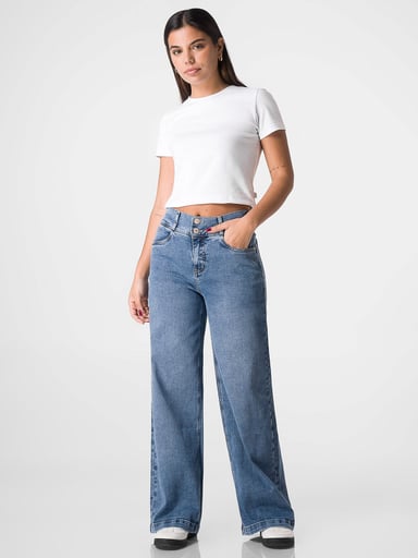 JEANS WIDELEG MUJER SQUEEZE ABERLI - 1