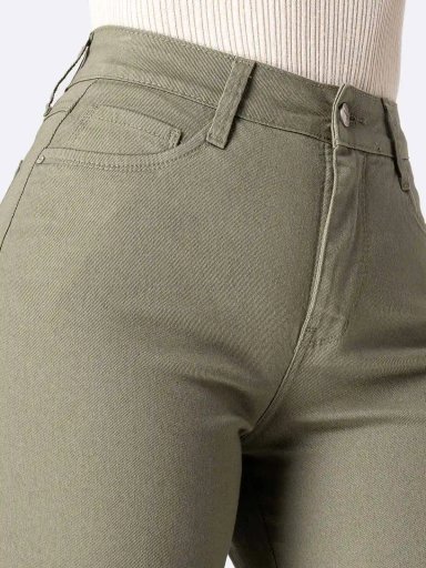 PANTALÓN CULOTTE MUJER PIONIER LARI BULL DENIM - 4