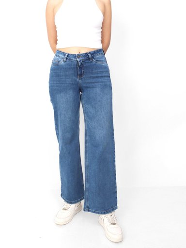 JEANS ALGODÓN REGULAR MUJER KAYRA POBLET PERFECT FIT LOW RISE VINTAGE - 1