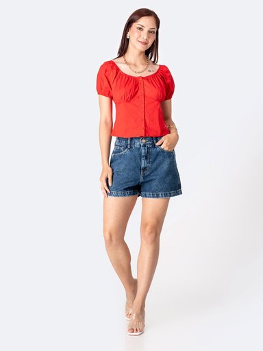 BLUSA MANGA CORTA MUJER PIONIER - 1