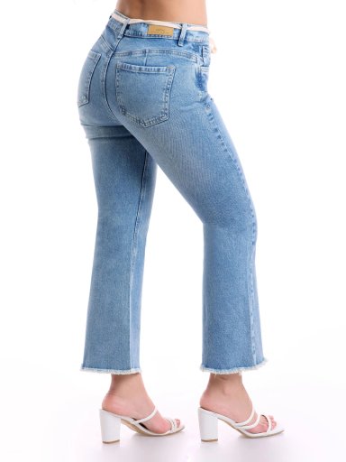 JEAN ALGODÓN CROPPED MUJER METAL JEANS ANTONELLA - 5