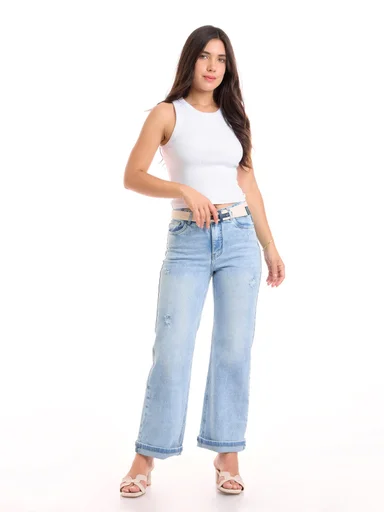 JEAN ALGODÓN RECTO MUJER METAL JEANS ESPERANZA - 1