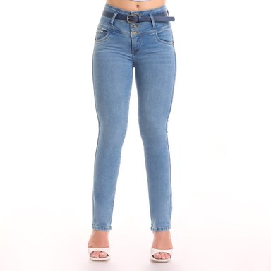 JEAN ALGODÓN RECTO MUJER METAL JEANS MARINA - 1