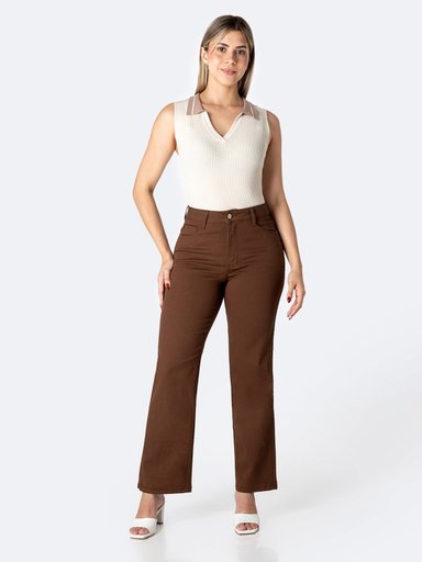 PANTALÓN STRAIGHT MUJER PIONIER - 1