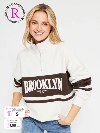 POLERA MANGA LARGA ALGODÓN MUJER INDEX BELZIP - 1