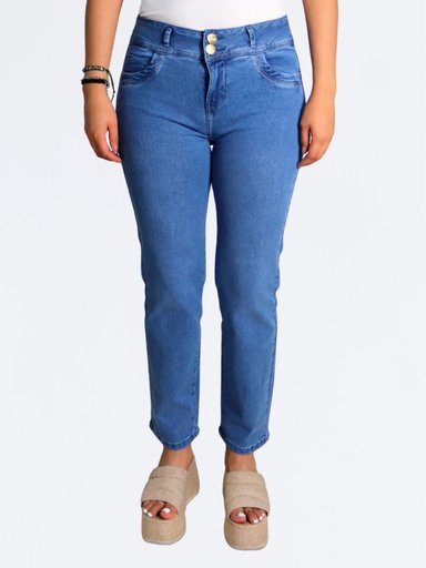JEANS ALGODÓN RECTO MUJER PARADA 111 SHADY - 1