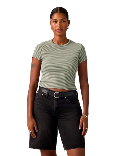 POLO MUJER LEVI'S HAYES CROPPED TEE - 1