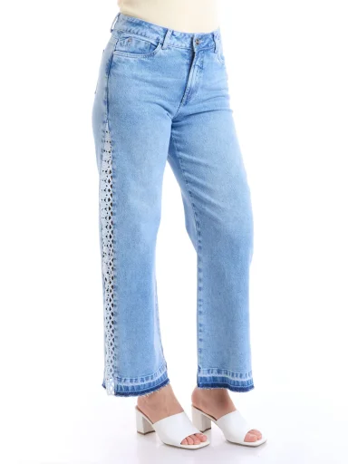 JEANS WIDE LEG MUJER METAL JEANS MARINA - 3