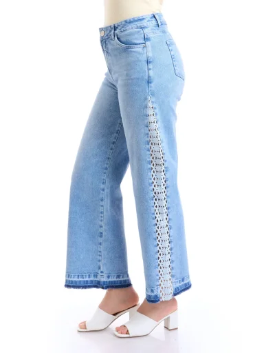 JEANS WIDE LEG MUJER METAL JEANS MARINA - 4