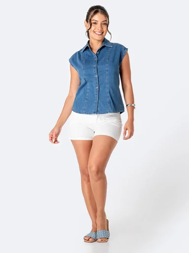 BLUSA MANGA CORTA MUJER PIONER TAELA - 1