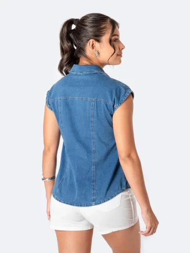 BLUSA MANGA CORTA MUJER PIONER TAELA - 3