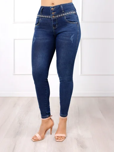 JEANS SKINNY MUJER KANSAS MAEVA - 1