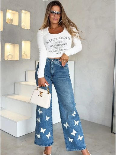 JEANS WIDELEG MUJER ALEJANDRA BAIGORRIA SOFIA - 1