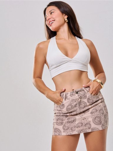 MINIFALDA SHORT MUJER ALEJANDRA BAIGORRIA AYLA JUVENIL - 1