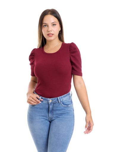 POLO MANGA CORTA MUJER METAL JEANS RIB FRANCIA - 1