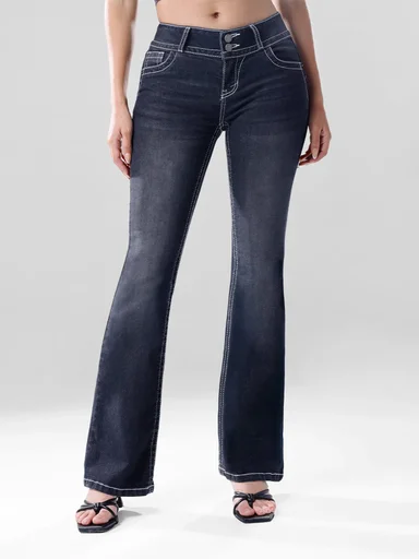 JEANS FLARE MUJER KANSAS DESIRE - 1