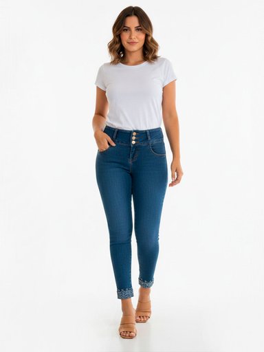 JEANS SKINNY MUJER SODA BLUES KILIAN - 1