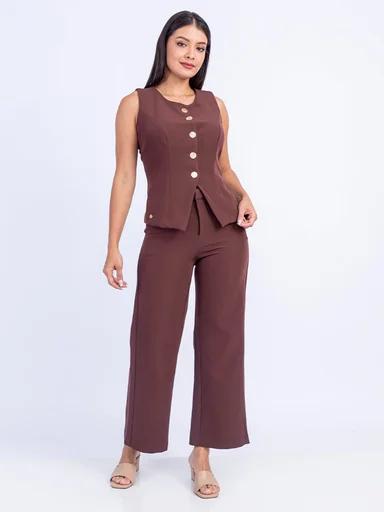 CHALECO MUJER SODA BLUES BURDEO - 1
