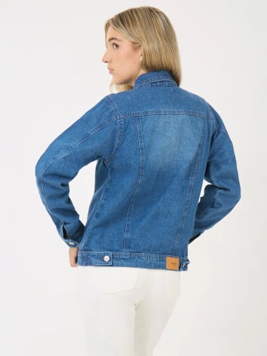 CASACA MUJER PEPE JEANS CORTA ROSE - 2