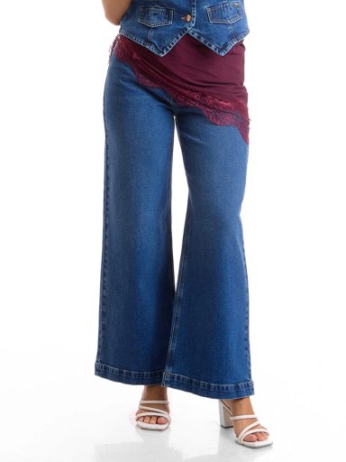 JEANS WIDE LEG MUJER METAL JEANS GRECIA - 1