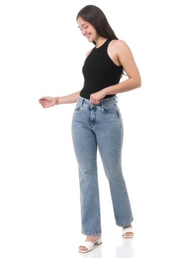 JEANS FLARE MUJER PIONIER FRONS - 1