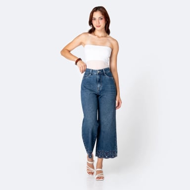 JEANS CULOTTE MUJER PIONIER NIALEH BOHO - 6