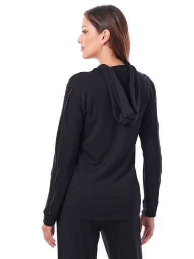 BUZO CONJUNTO MUJER CP MODA DE COLECCIÓN NEGRO - 5