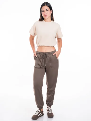 PANTALÓN DE BUZO JOGGER MUJER METAL JEANS FERNANDA - 1