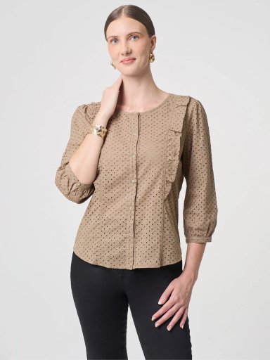 BLUSA MANGA LARGA MUJER JOHN HOLDEN WOMAN URSULA - 1