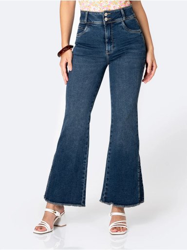 JEANS FLARE MUJER PIONIER LUSY - 1