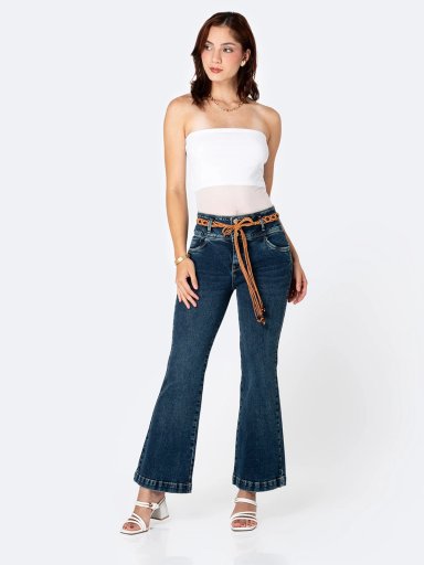 JEANS FLARE MUJER PIONIER LUZMELYA - 5