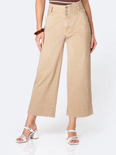 PANTALÓN CULOTTE MUJER PIONIER DRILL DELFANY - 1