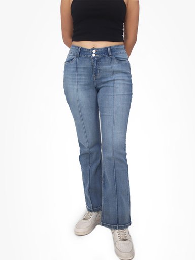 JEANS MUJER KAYRA POBLET PERFECT FIT BOOTCUT - 1