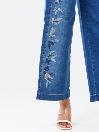 JEANS WIDE LEG MUJER ALEJANDRA BAIGORRIA MELI - 4