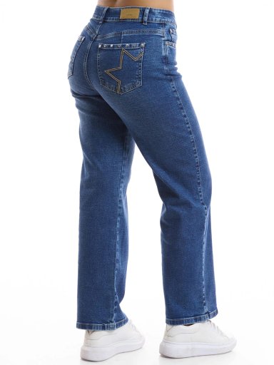 JEANS STRAIGHT MUJER METAL JEANS TANIA - 4