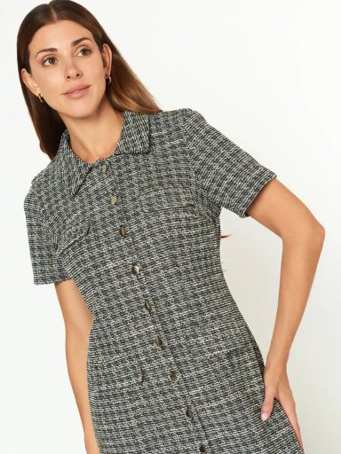 VESTIDO MUJER MENTHA Y CHOCOLATE TOMY - 4
