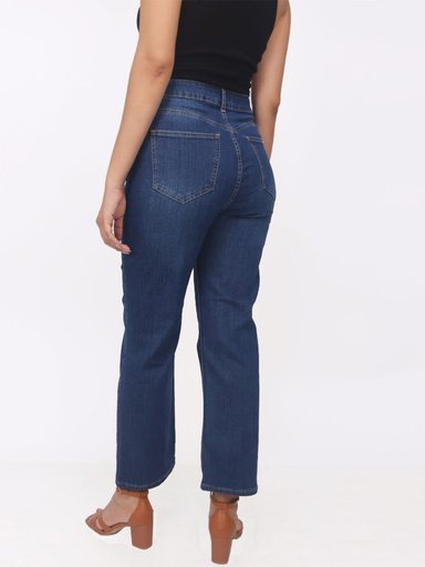 JEANS MUJER KAYRA POBLET PERFECT FIT FLARE CROPED - 2