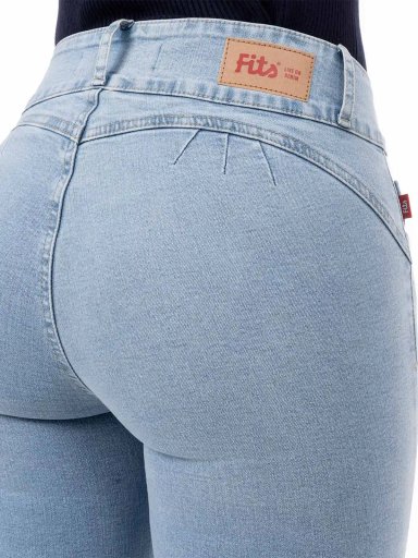 JEANS FLARE MUJER PIONIER FIOREL - 5