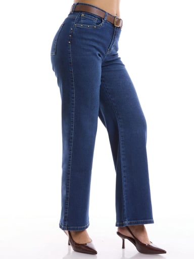 JEANS WIDE LEG MUJER METAL JEANS NORFIT - 4