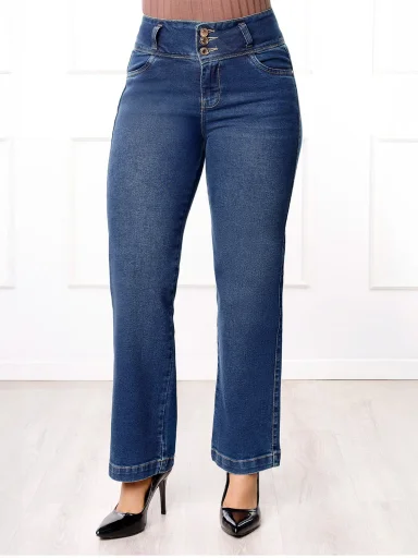 JEANS STRAIGHT MUJER KANSAS FATIMA - 1