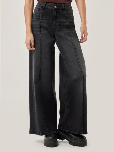 JEANS ALGODÓN REGULAR MUJER BARBADOS ADAN - 1