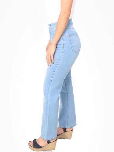 JEANS MUJER KAYRA POBLET PERFECT FIT FLARE CROPED - 2