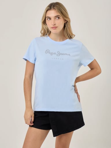 POLO MANGA CORTA ALGODÓN MUJER PEPE JEANS HAILEY - 1