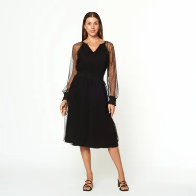 VESTIDO MIDI MUJER MENTHA Y CHOCOLATE ACRA - 1