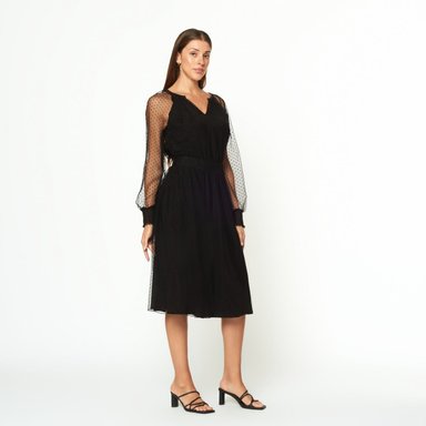 VESTIDO MIDI MUJER MENTHA Y CHOCOLATE ACRA - 2