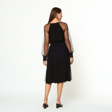 VESTIDO MIDI MUJER MENTHA Y CHOCOLATE ACRA - 3