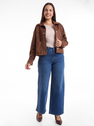 JEANS WIDE LEG MUJER METAL JEANS LETICIA - 1