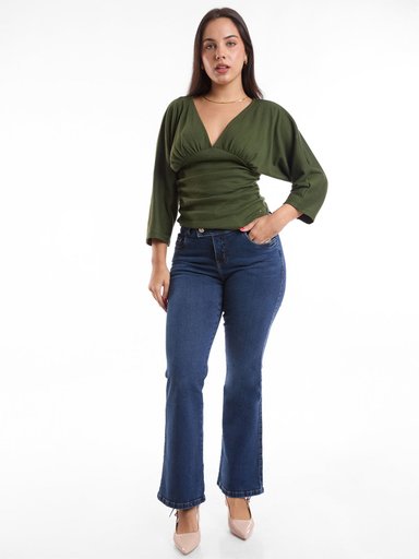 JEANS FLARE MUJER METAL JEANS BRESIA - 1